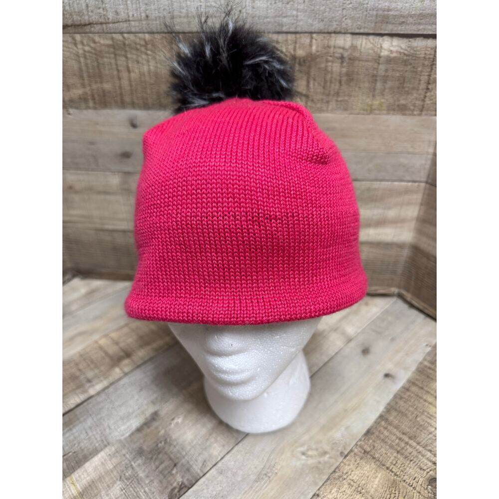 Obermeyer Beanie with Pom Pom Pink